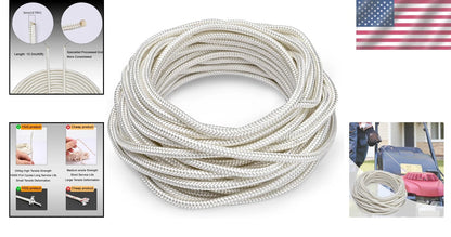 5.0mm 40ft Starter Rope for Lawn Tools (Heavy-Duty Replacement)