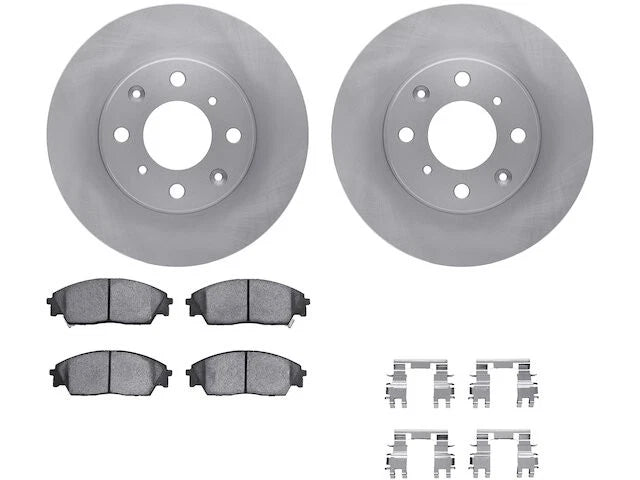 Brake Pad and Rotor Kit for Honda Prelude (1988–1990) 17842DNPC
