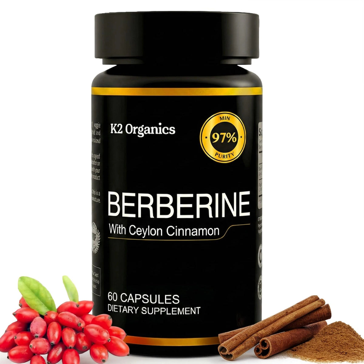 Berberine with Ceylon Cinnamon 1200mg (60 Capsules)