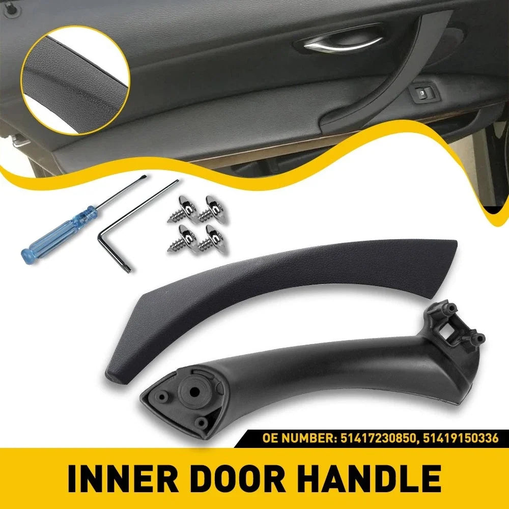Right Inner Door Panel Handle Pull Trim Cover for BMW E90 E91 (2004–2012)
