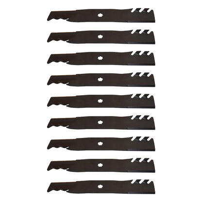 9 Mulching Blades for John Deere LA140 LA145 LA165 D140 D150 (16)