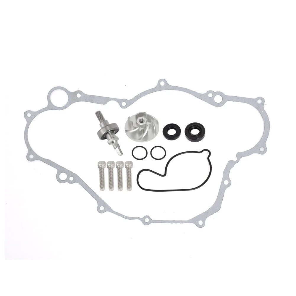 Water Pump Impeller Gear Shaft Seal Gasket Kit for Yamaha YZ450F (2004–2013)