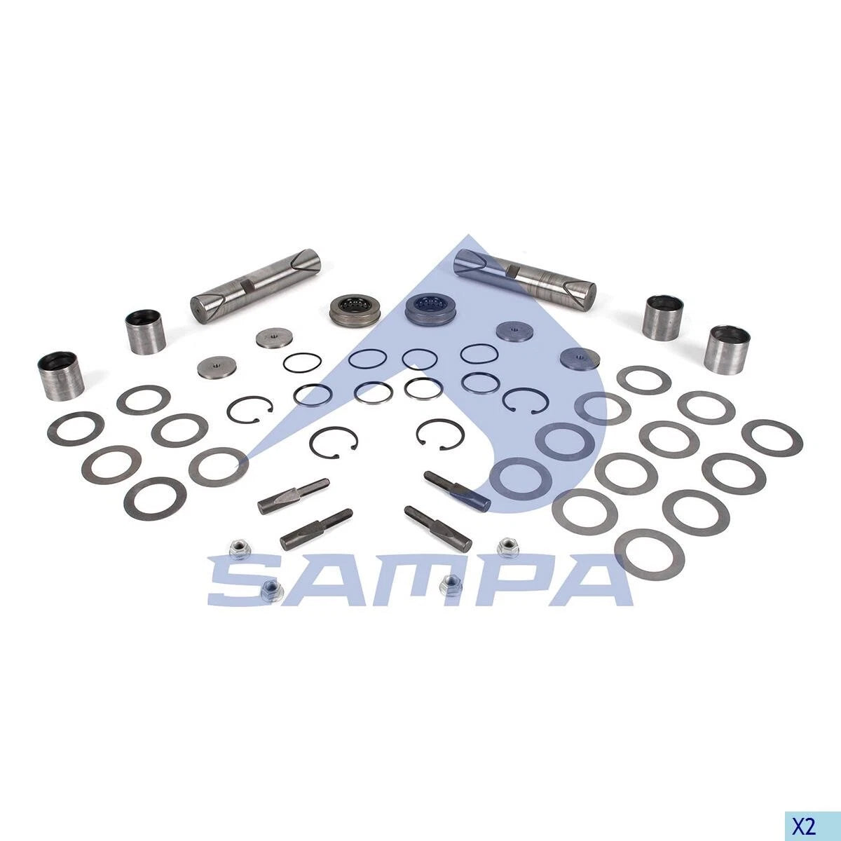 King Pin Kit for Freightliner (No Ream, Spiral) 501.157