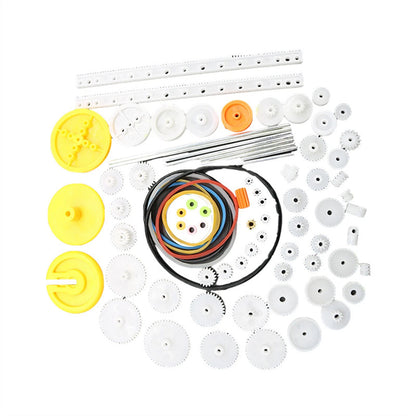 82Pcs Plastic Motor Gear Set for Toy Motor Car Robot Model Kit