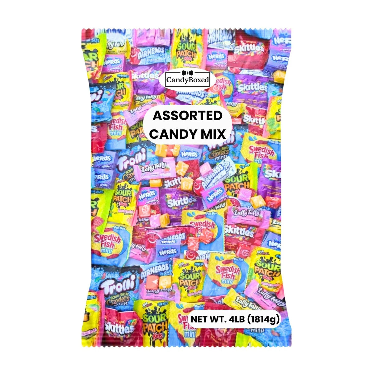 4 LB Assorted Candy Mix - Individually Wrapped Fruit Variety Pack