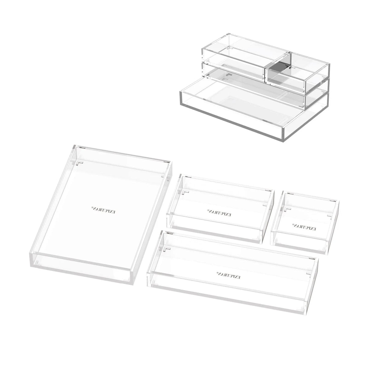 Clear Acrylic Desk Organizer for Office or Home (2010–2023)