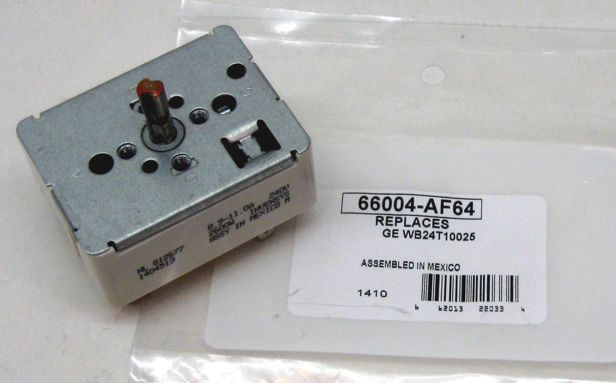 WB24T10025 Infinite Switch for GE Electric Range Burner Unit