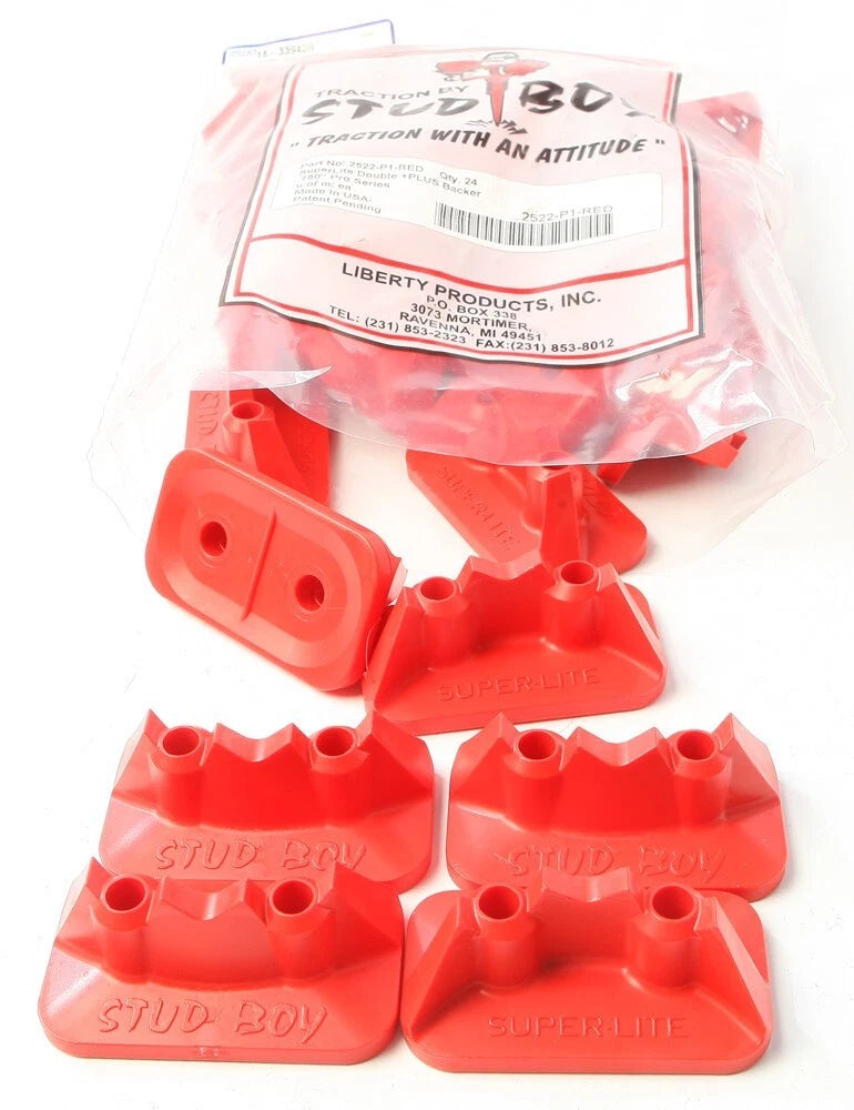 Stud Boy Super Lite Pro Series Backers for (2522-P1-RED)