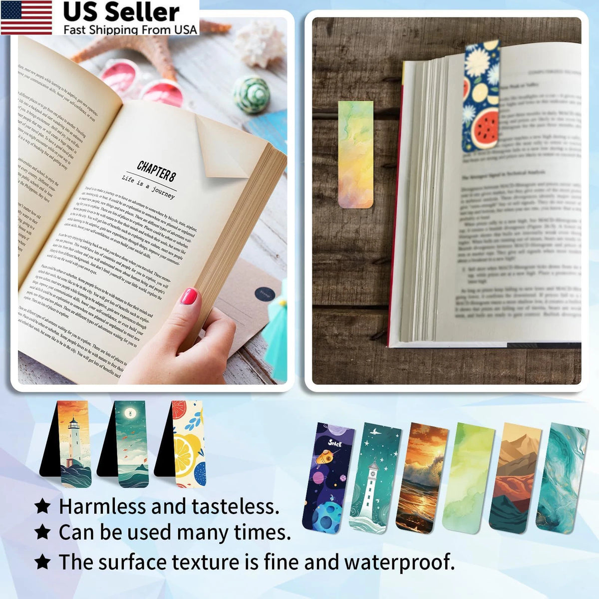 48 Magnetic Bookmarks for (No Specific Years)