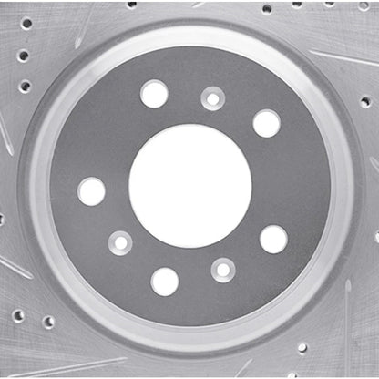 Set of 2 Drilled and Slotted Rotors for Buick Allure/LaCrosse (2008–2009) ALX-PAU-DF-7512-46014-CLA3