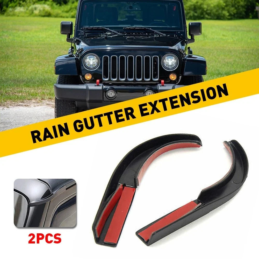 Rain Diverter Slot Guard for Jeep Wrangler JK (2007-2017)