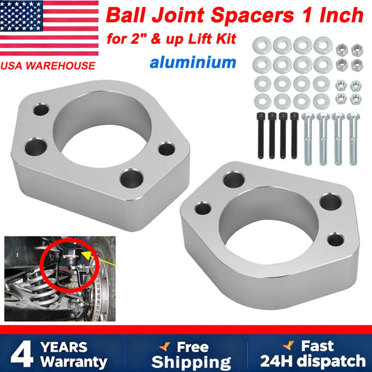 1 Inch Ball Joint Spacers for Chevy S10 Sonoma Blazer Jimmy (1994–2004)