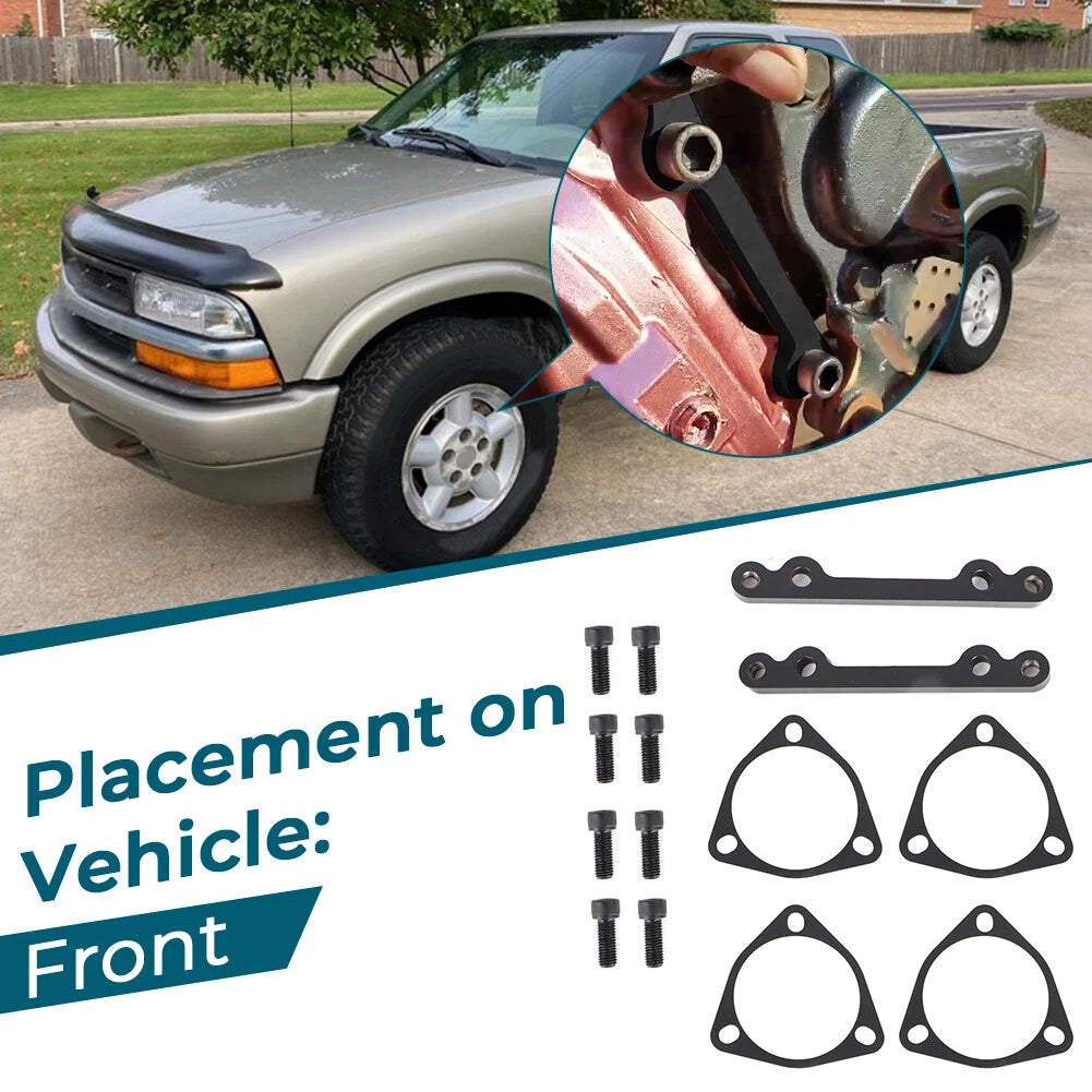 Brake Spindle Conversion Kit for Chevy S10 Blazer Sonoma 2WD (1982–2003)