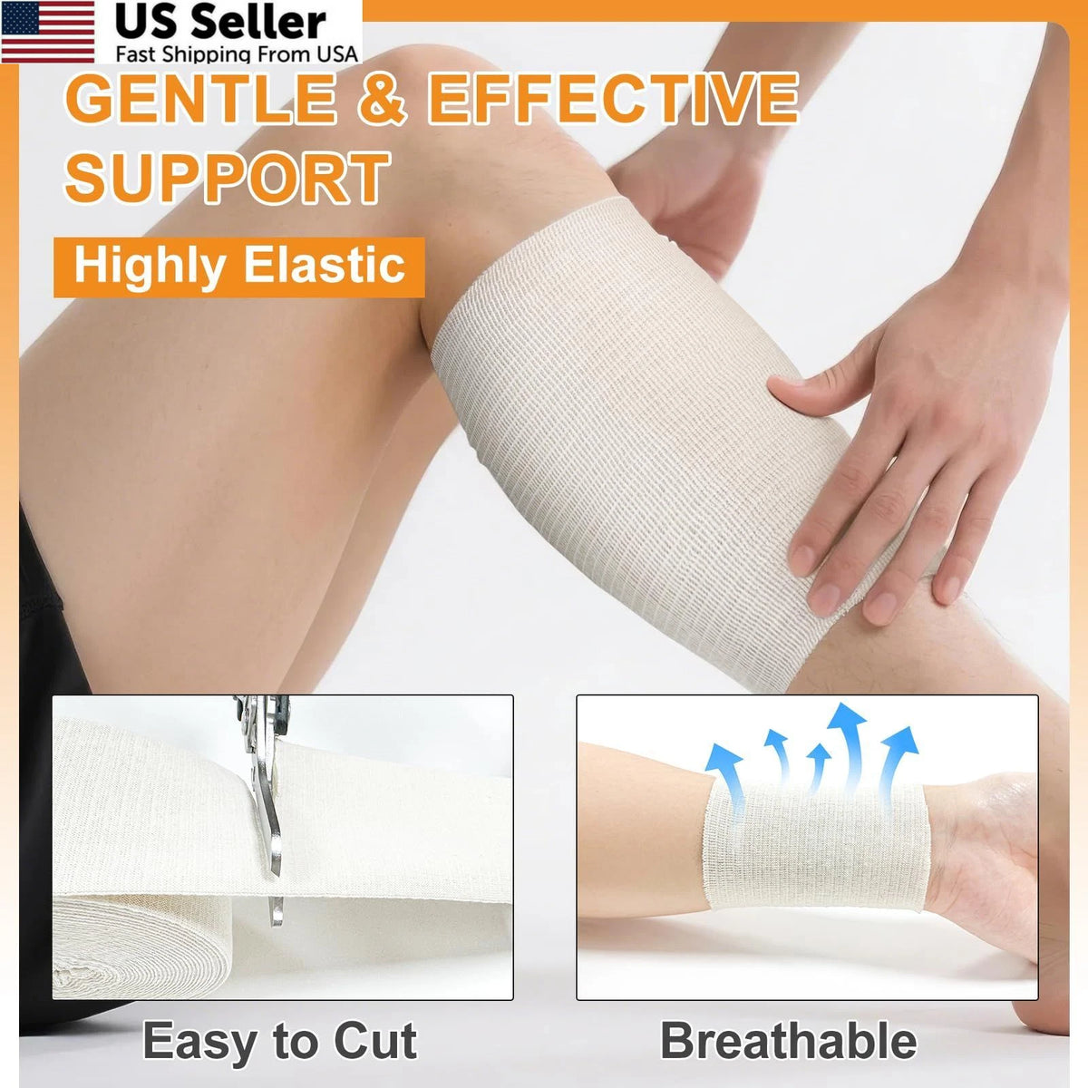 4" Elasticated Tubular Support Bandage for (Size F)