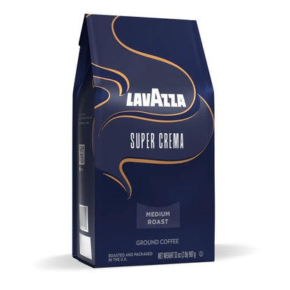 Lavazza Super Crema Ground Coffee Medium Roast 32 oz