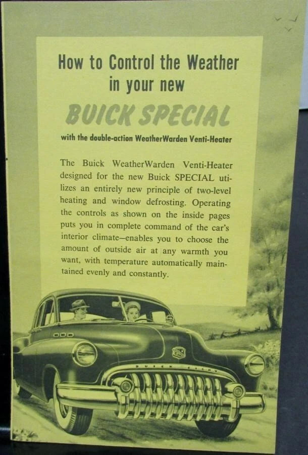 Venti Heater for 1949 Buick Special