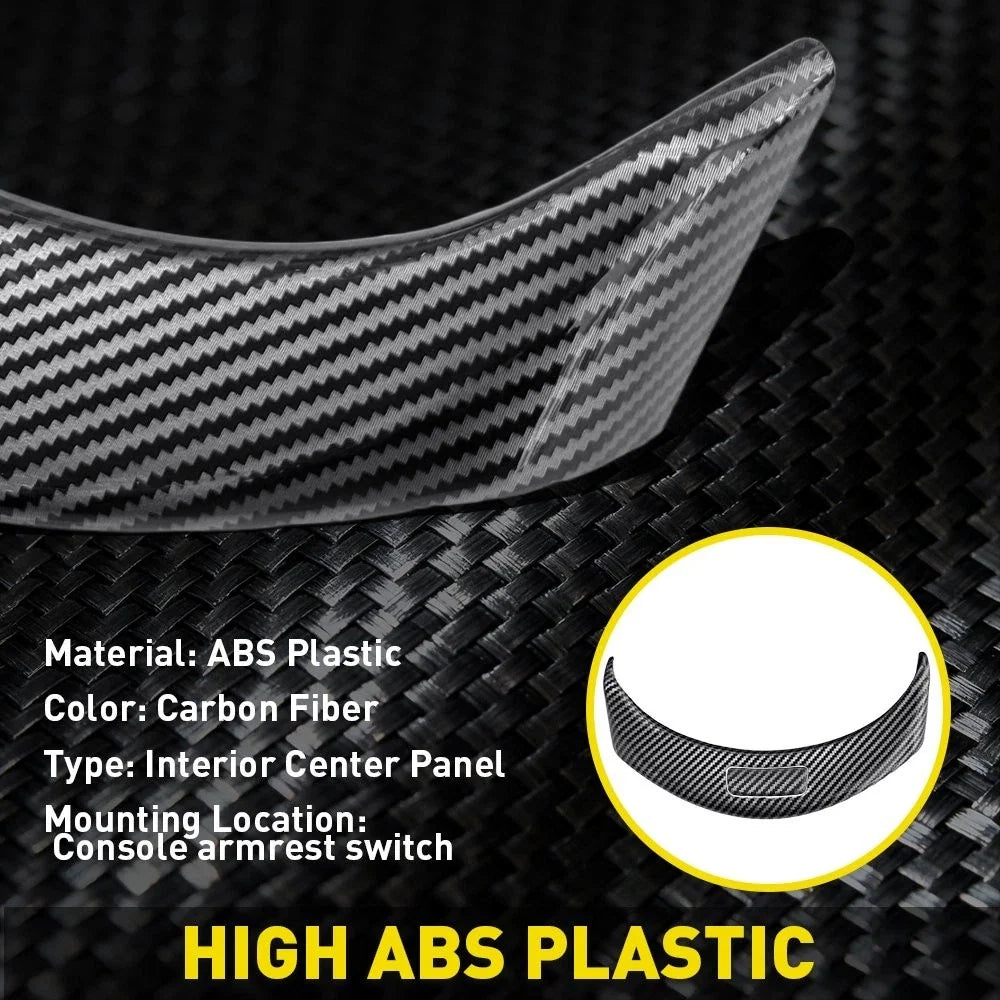 Console Button Trim in Carbon Fiber for Benz C-Class (2015–2020)
