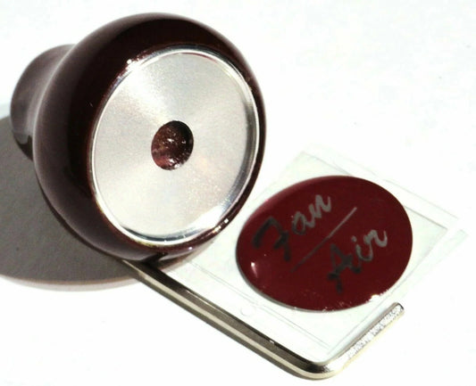 1" Red Glossy Dash Control Knob for (23540)