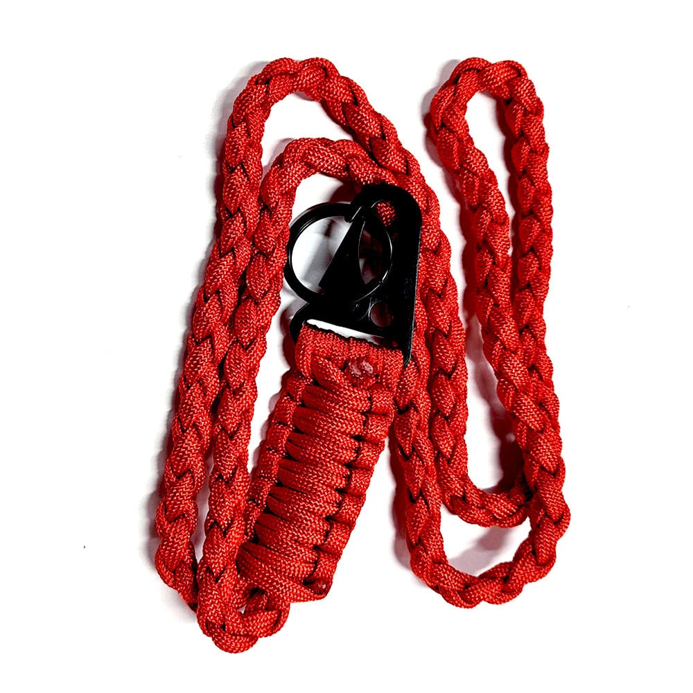 2Pcs Paracord Lanyard Whistles Strap for Keychain