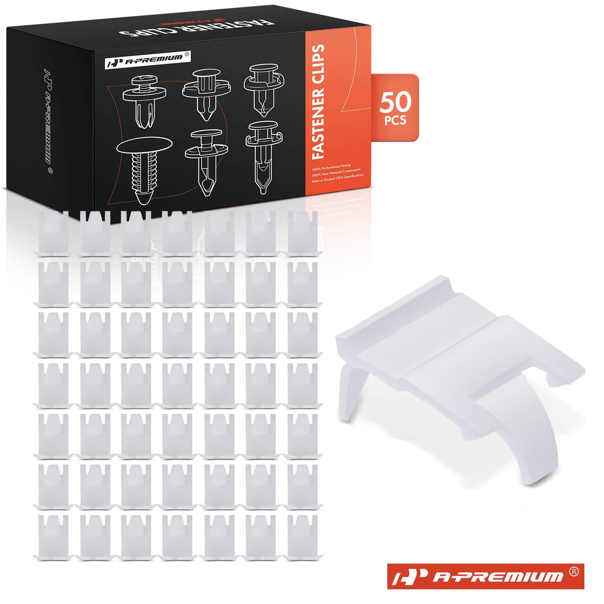 50Pcs Weatherstrip Clips Retainers for Hyundai (22135)