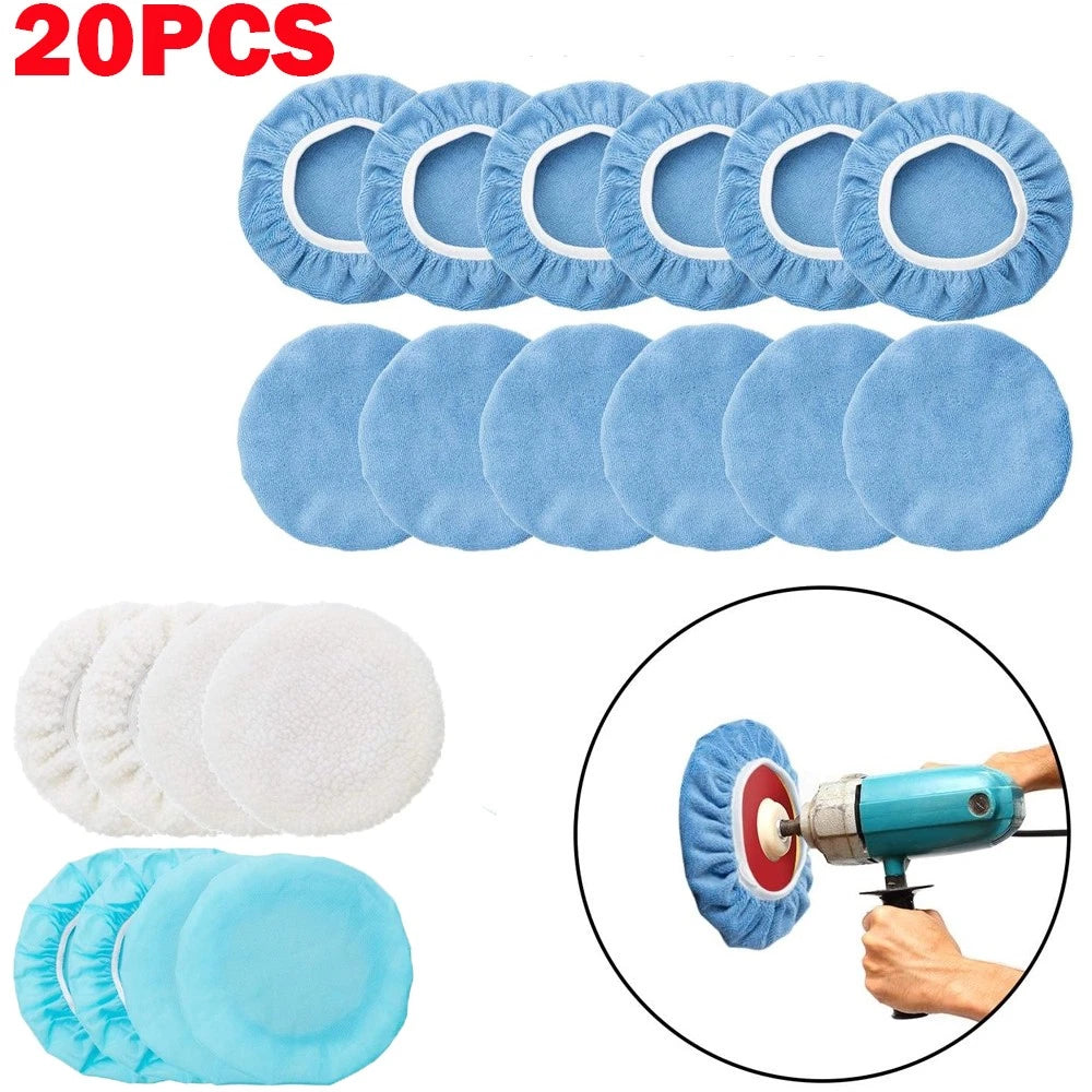 20 Pieces Buffer Pads for Car Polisher (Car Buffer-01)