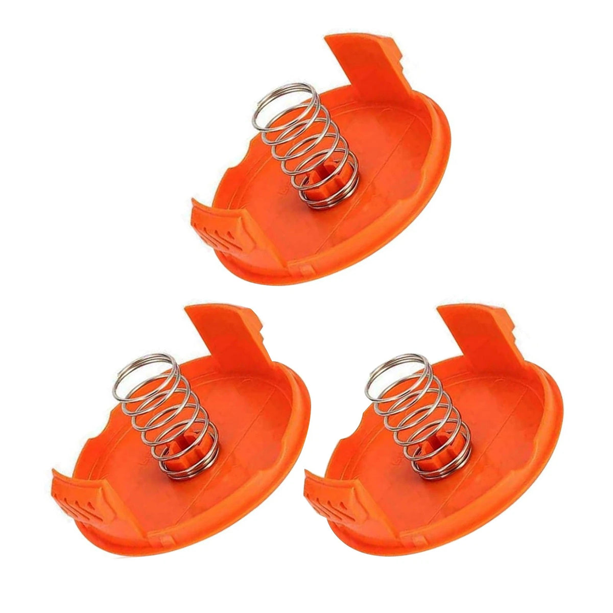 3 Pack Spool Cap & Spring for Black & Decker ST8600 ST9000 Trimmer