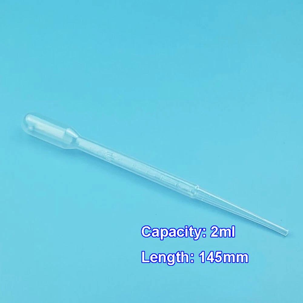 200 Pcs Disposable Plastic Eye Dropper Pipettes 1/2/3/5ml