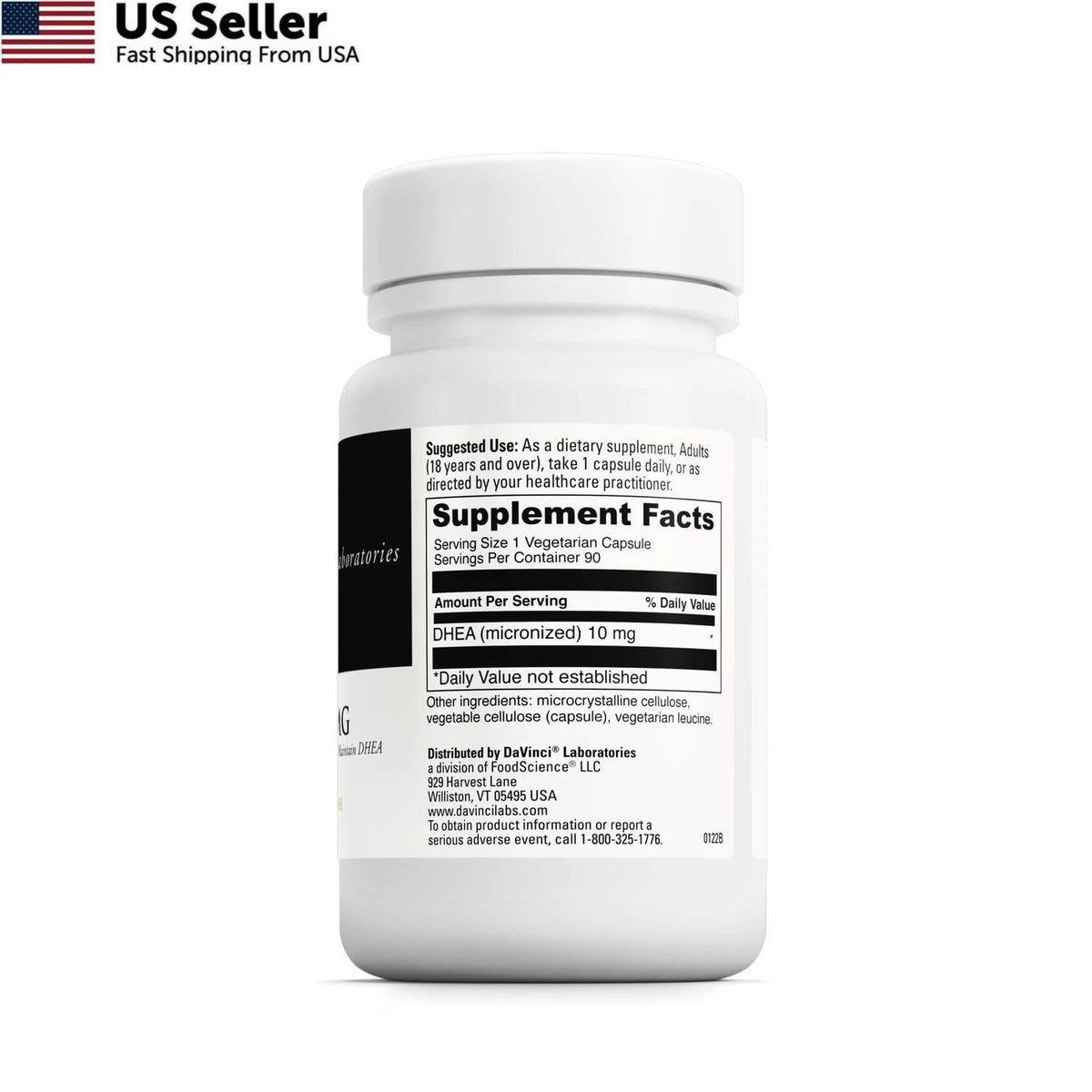 Micronized DHEA 10mg for Support (90 Count)