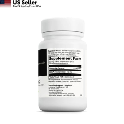 Micronized DHEA 10mg for Support (90 Count)