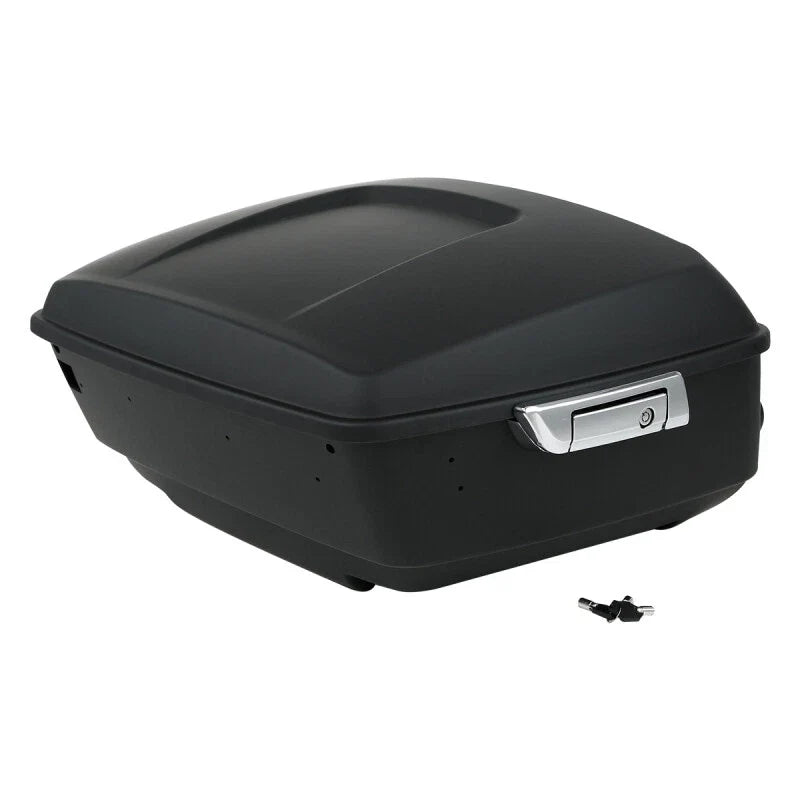 Matte Black Trunk Backrest Mount Rack for Harley Touring (2009–2013)