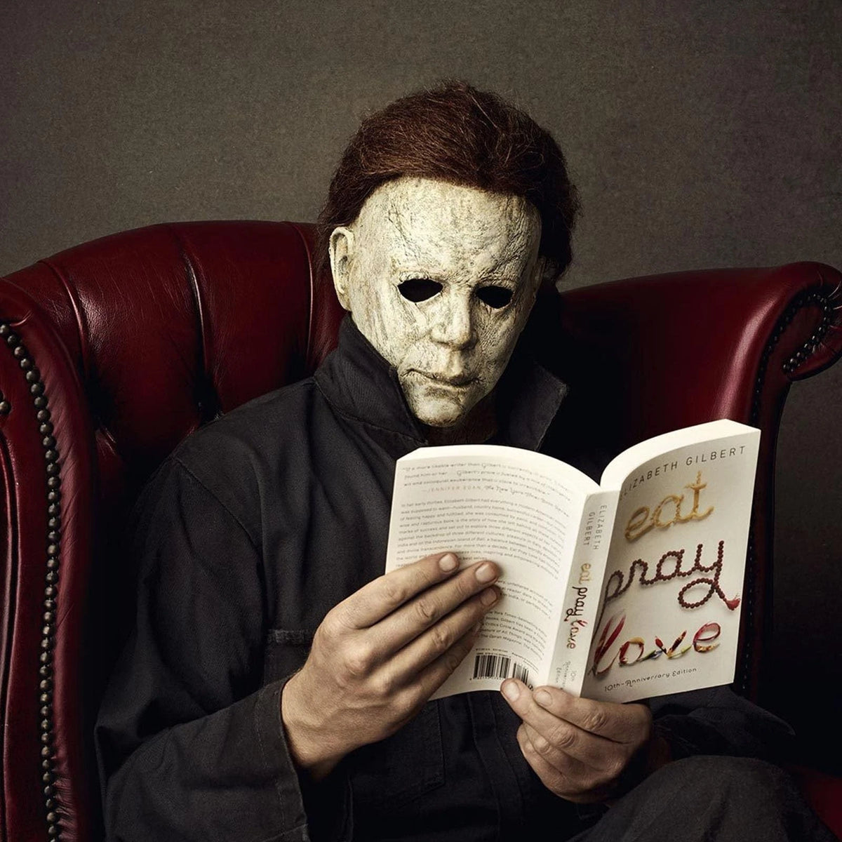 Michael Myers Head Mask for Masquerade Dressing Up (One Size)