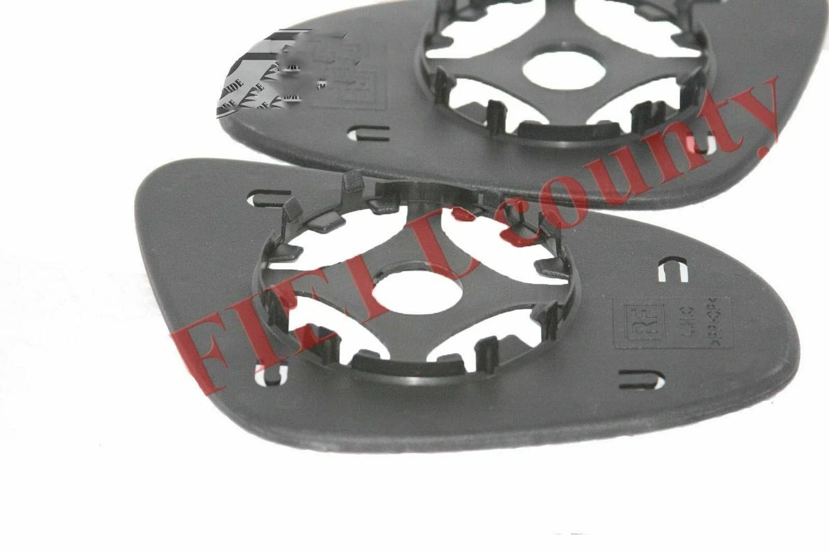 Left & Right ORVM Convex Wing Door Glass Mirror Set for Toyota Etios (T-2)