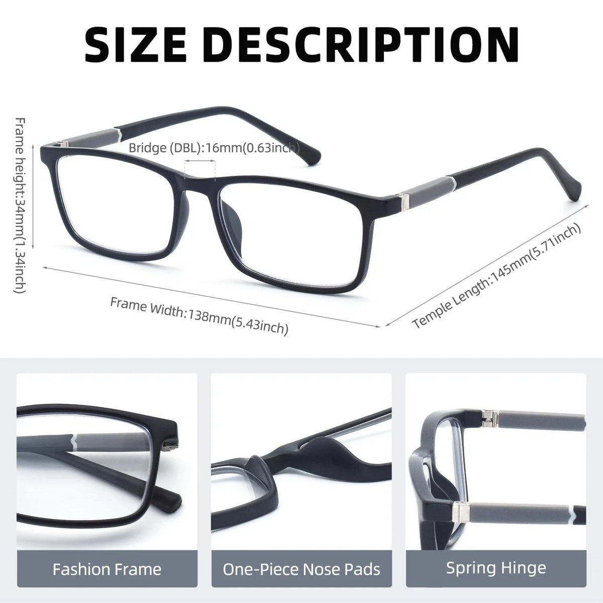 Nearsighted Lightweight Glasses for Short-Sighted Vision Correction