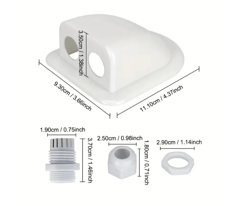 ABS Waterproof Junction Box for RV Yacht Solar Panel