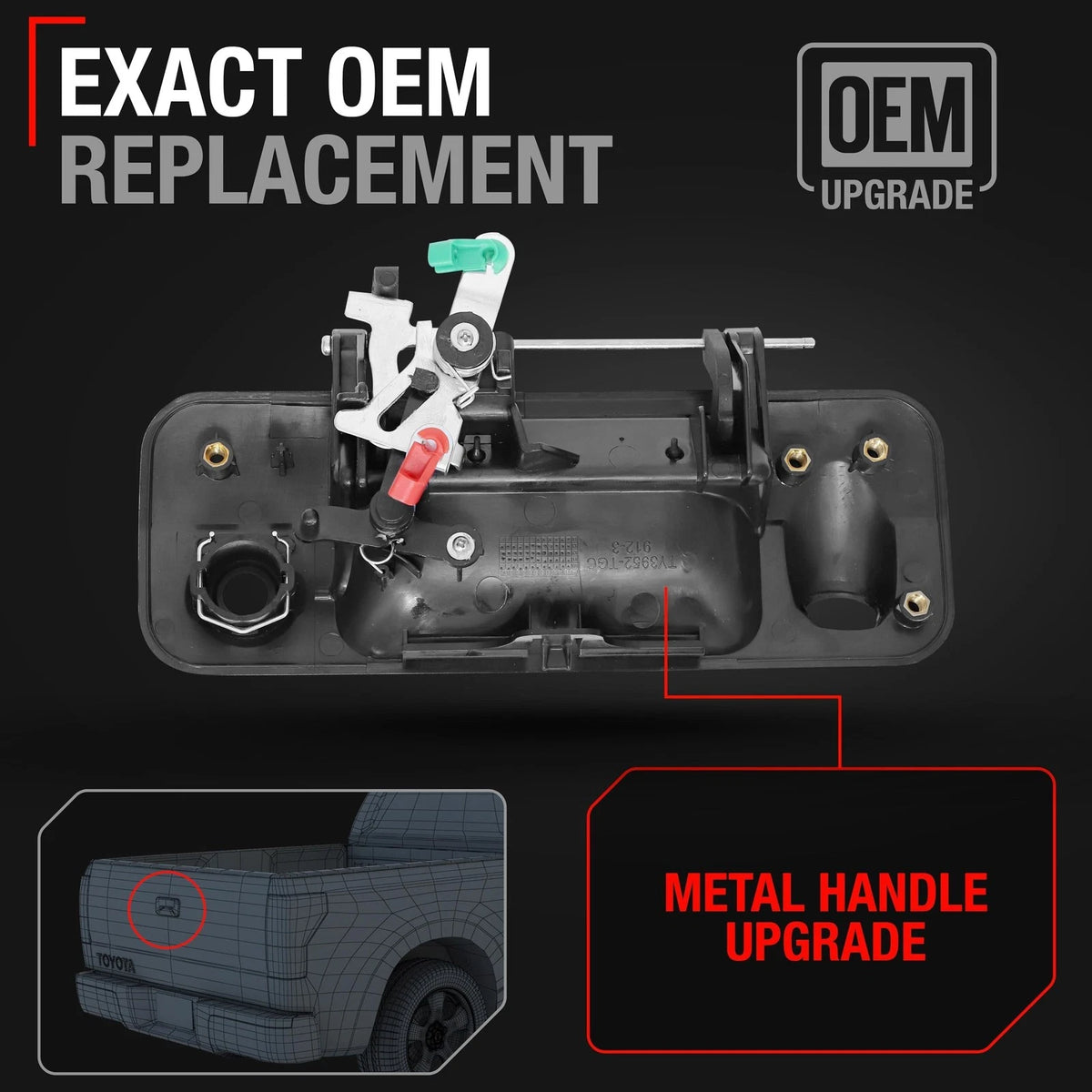 Tailgate Handle Assembly for Toyota Tundra (2007–2013)