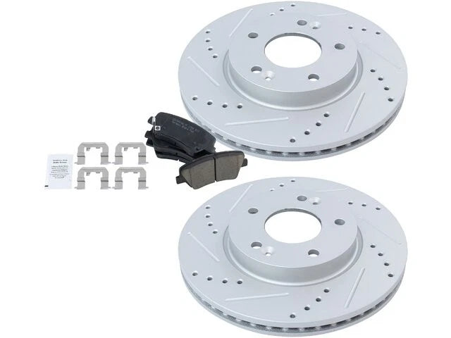 Brake Pad and Rotor Kit for Hyundai Elantra Coupe (2013–2014) 11993WRZJ