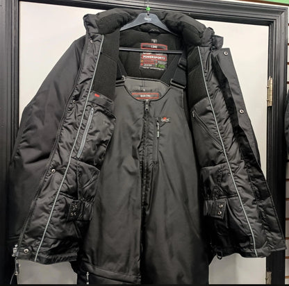 2X Men's Black Snowmobile Suit Core Jacket & Quatro Bibs (195820)