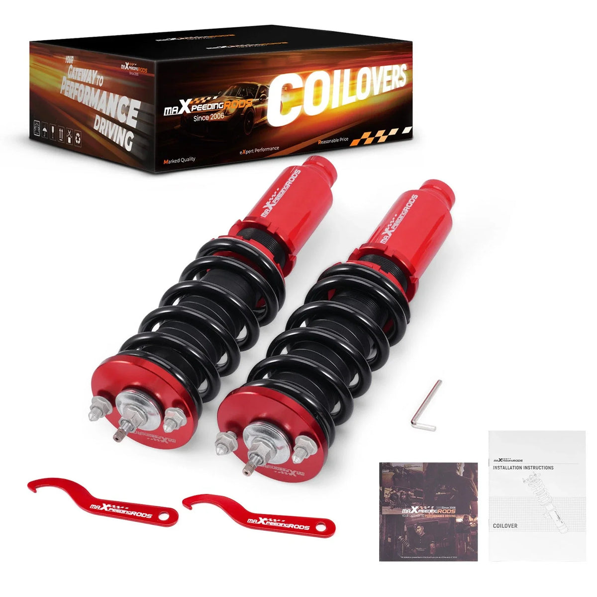 Coilover Lowering Kit Adjustable for Honda Civic EK (1996-2000)