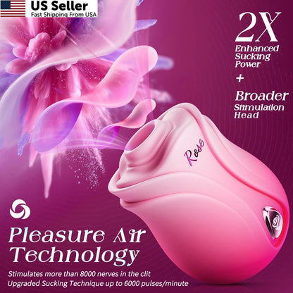 2X Rose Toy Vibrator for MOOLIGIRL (2023)