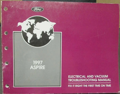 Electrical & Vacuum Troubleshooting Manual for Ford Aspire (1997)