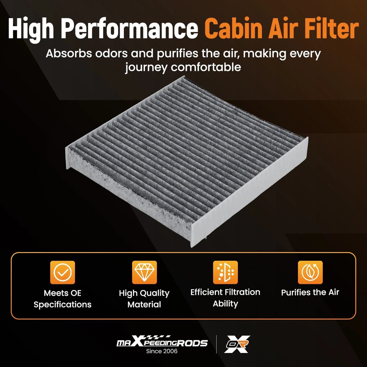 Air Filter for Ram 700 (2021–2023) CF11924 CAF6185 CAF1896P V0T7SC