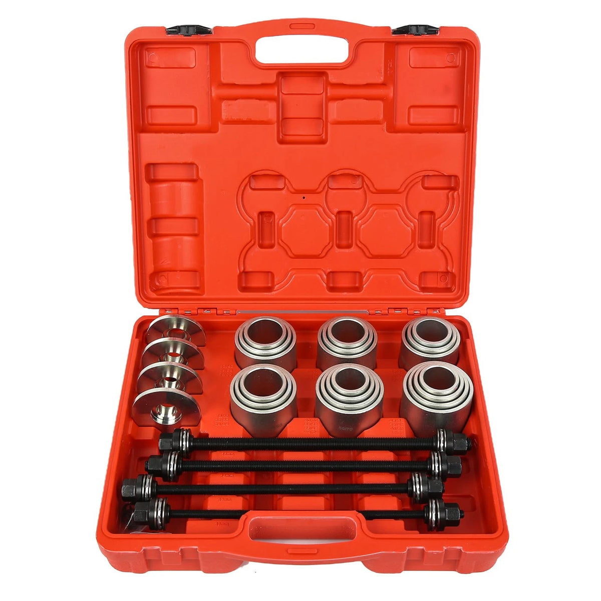 28PCS Press & Pull Sleeve Kit for Removing Bearings Bushes Seals