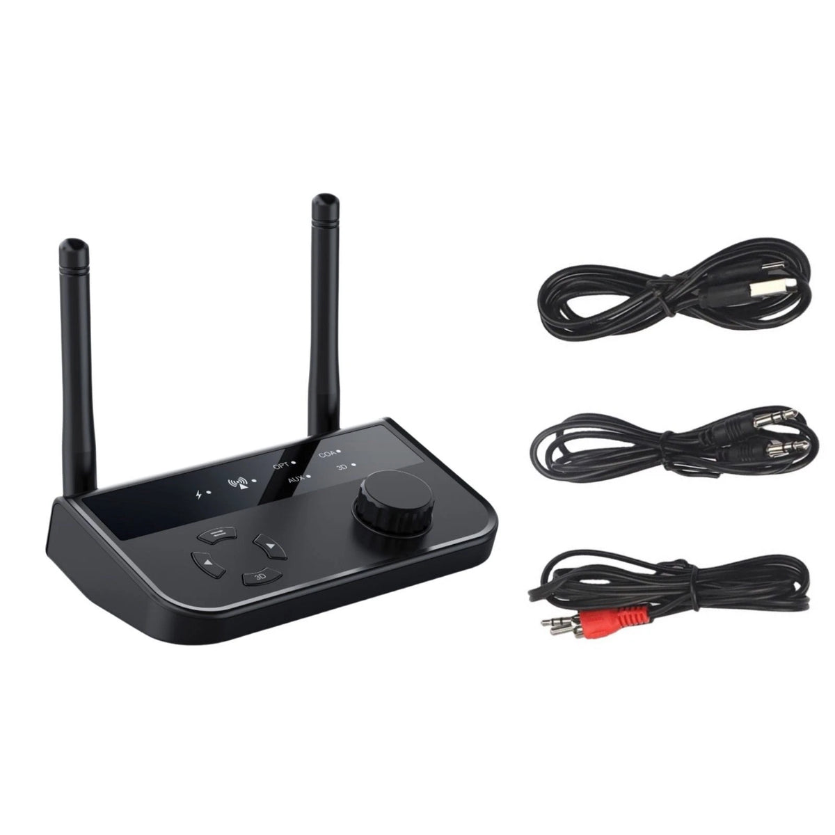 Bluetooth Receiver for Smart One to Two Sharing (Plug and Play)
