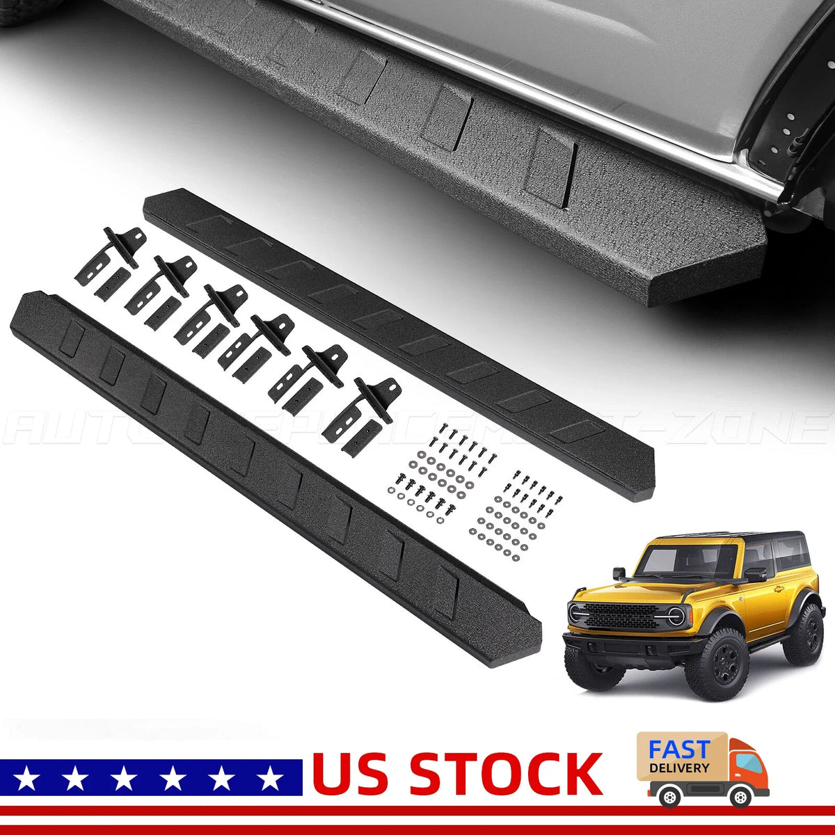 Side Steps Running Boards for Ford Bronco (2021-2023)