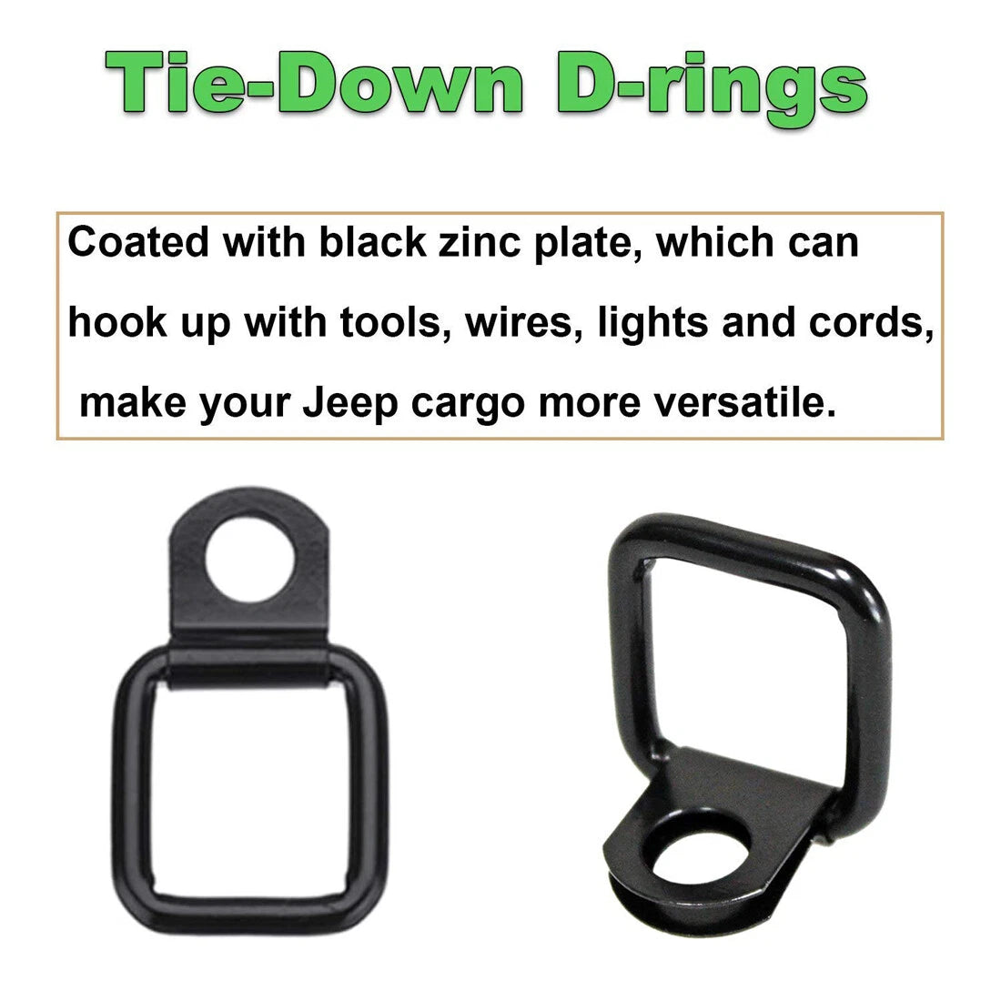 Quick-Release Thumb Screw Set for Jeep Wrangler YJ TJ JK (1997–2018)