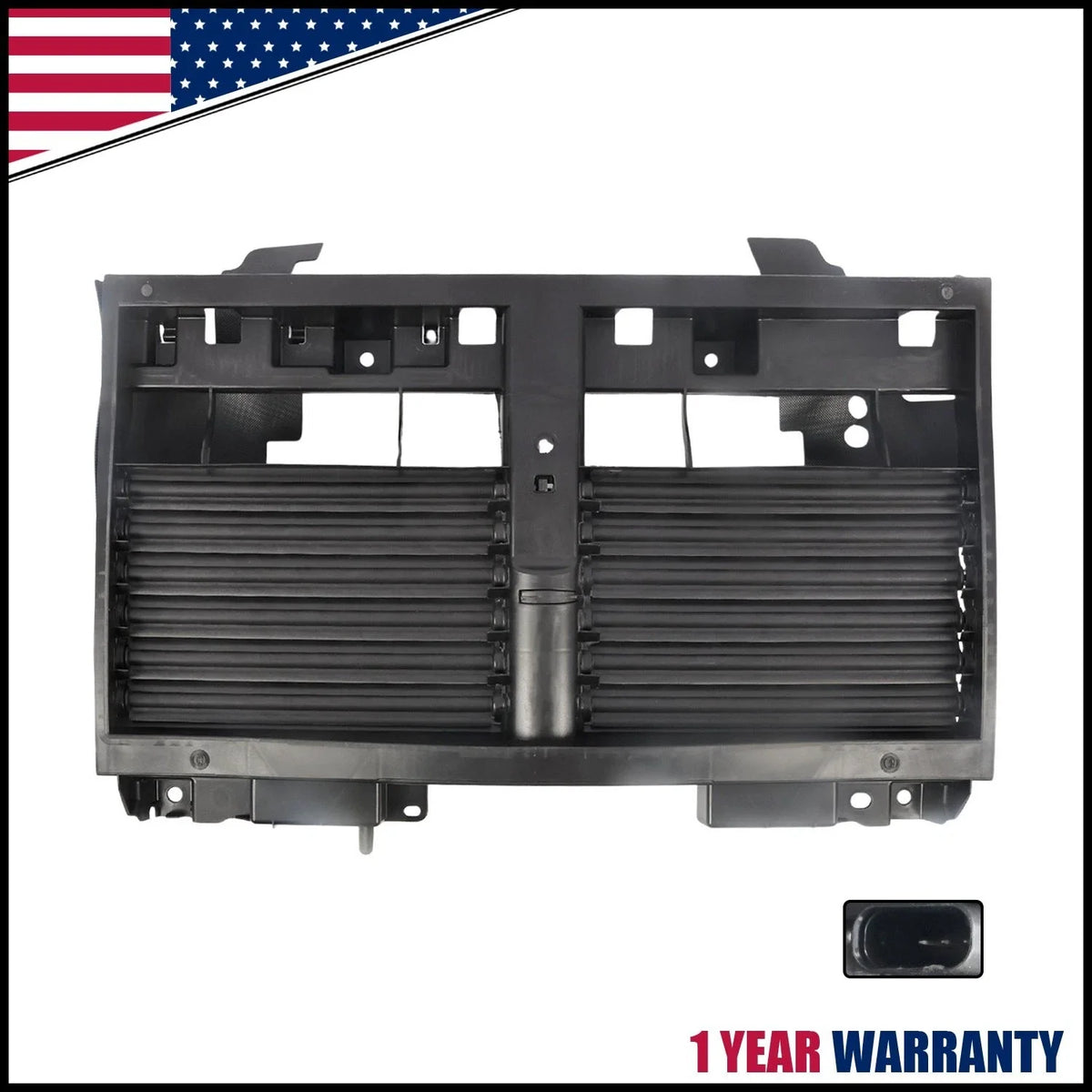 Active Grille Shutter Assembly with Motor for Ram 1500 2019-2023