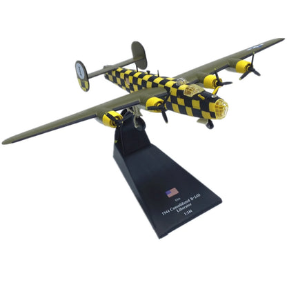 1/144 Scale B-24D Liberator Bomber Model for WWII Aircraft Display