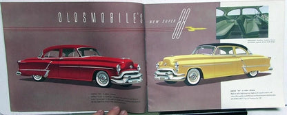 Color Sales Brochure for Oldsmobile Rocket 98 88 Super & Deluxe (1953)