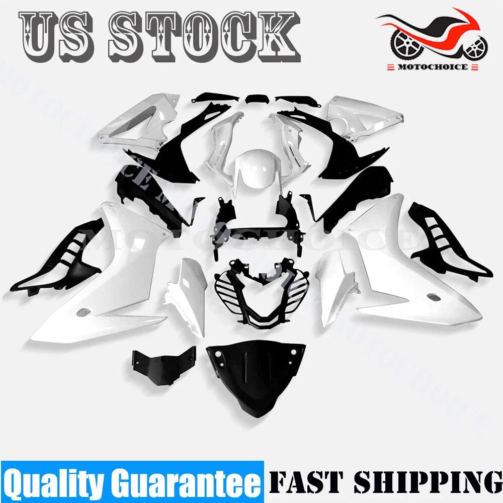 Unpainted White ABS Fairing Kit for Honda CBR650F (2014-2018)