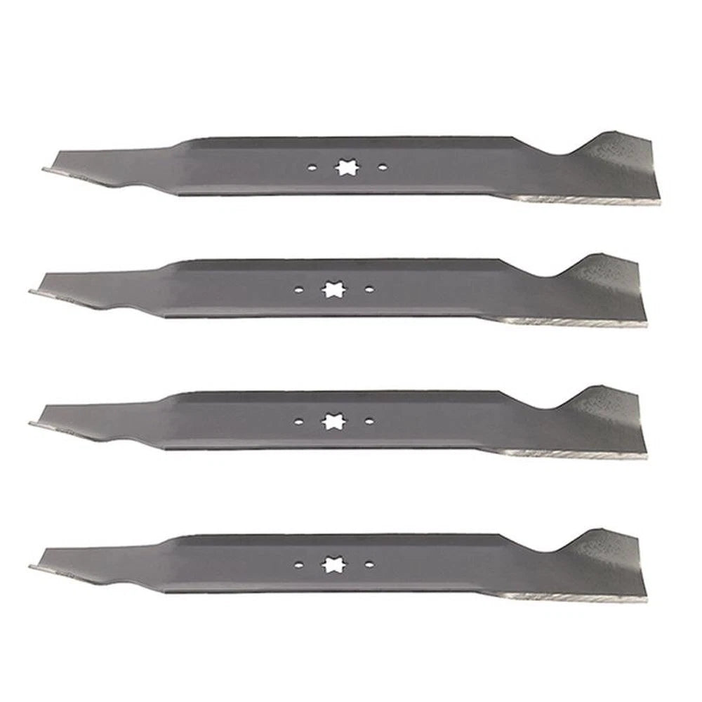 Set of 4 Hi Lift Standard Mower Blades for Troy Bilt (Fits 742-0656)
